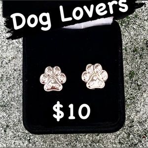 Handmade dog print earrings. My daughters love them. Perfect fit- kids & adults
